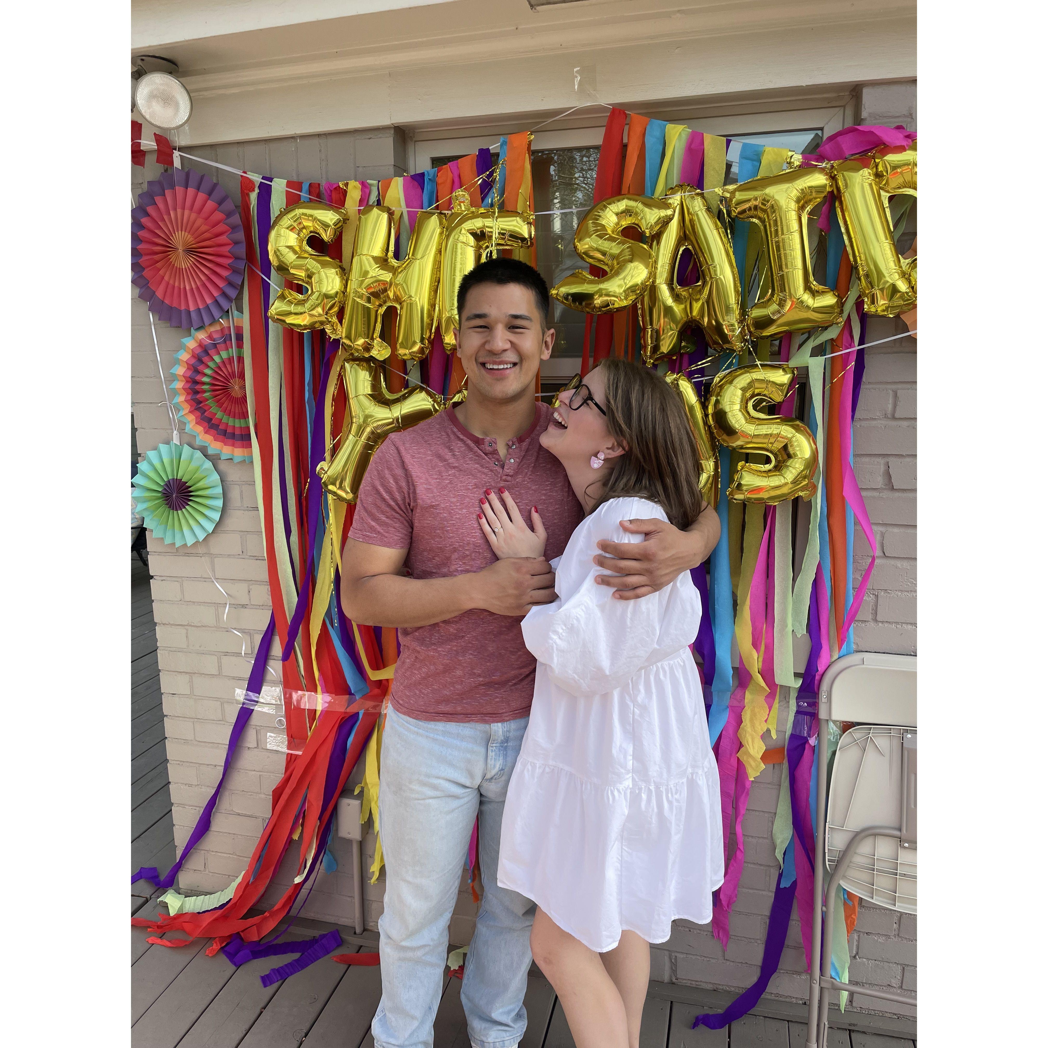 Our engagement party!