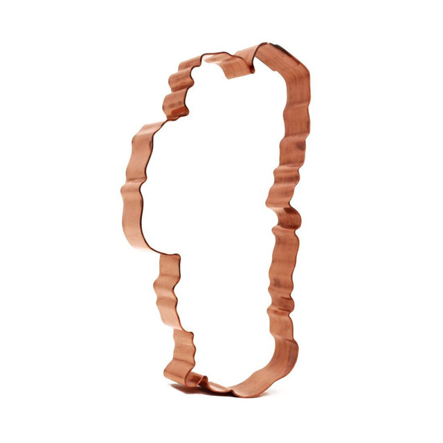 Handcrafted Copper Lake Tahoe Cookie Cutter: USA Made Souvenir