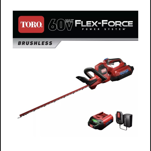 Toro 60V MAX 24 in. Brushless Hedge Trimmer - 2.0Ah Battery Included at Tractor Supply Co