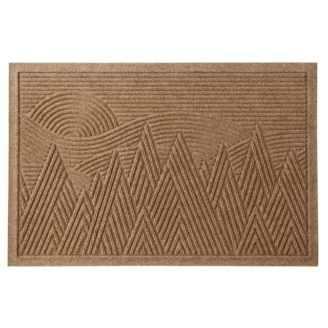 Everyspace Recycled Waterhog Doormat, Mountain Scene