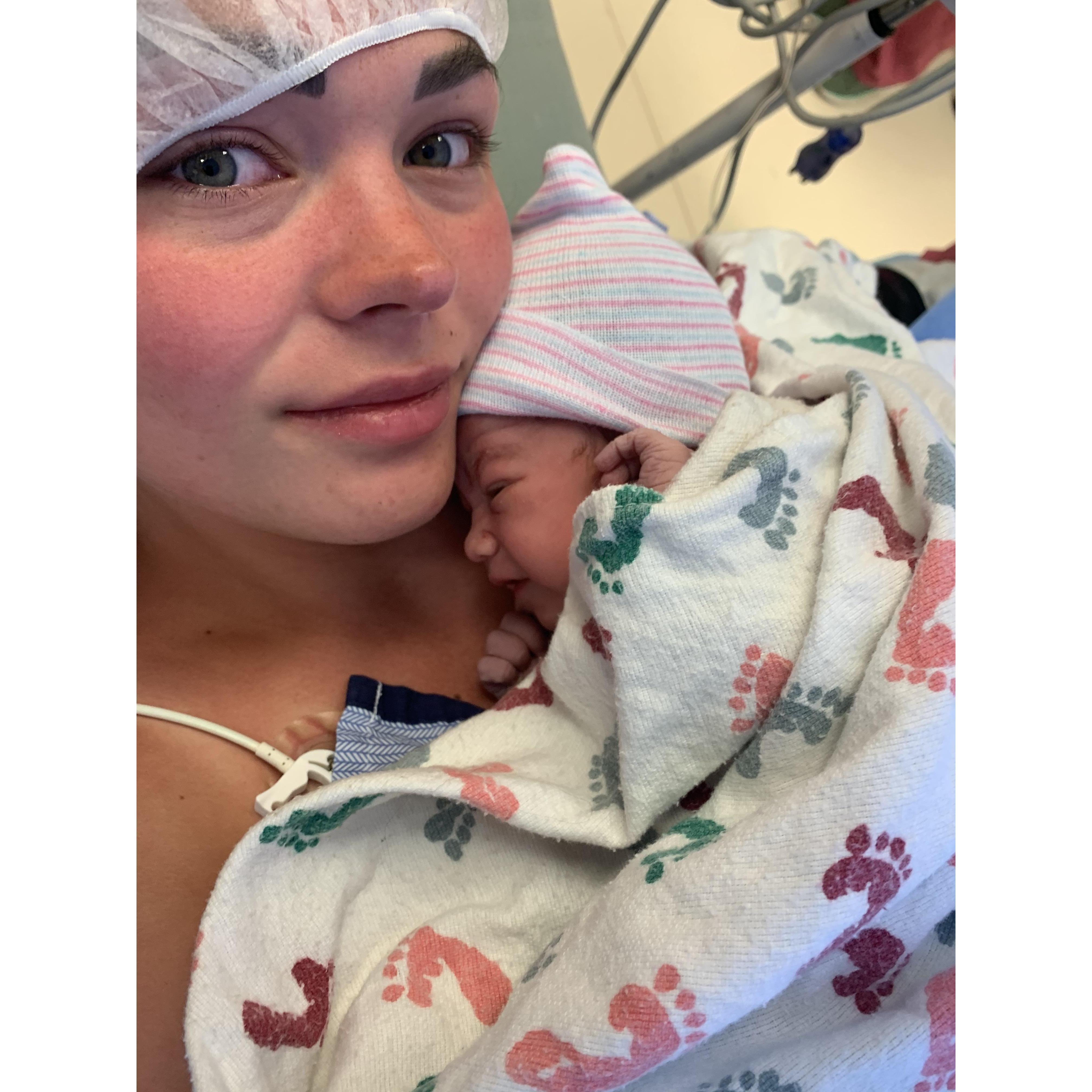 Mama and baby Kennedy!