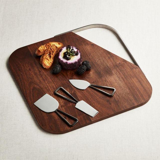 Boyd Board and Black Nickel Cheese Tools Set