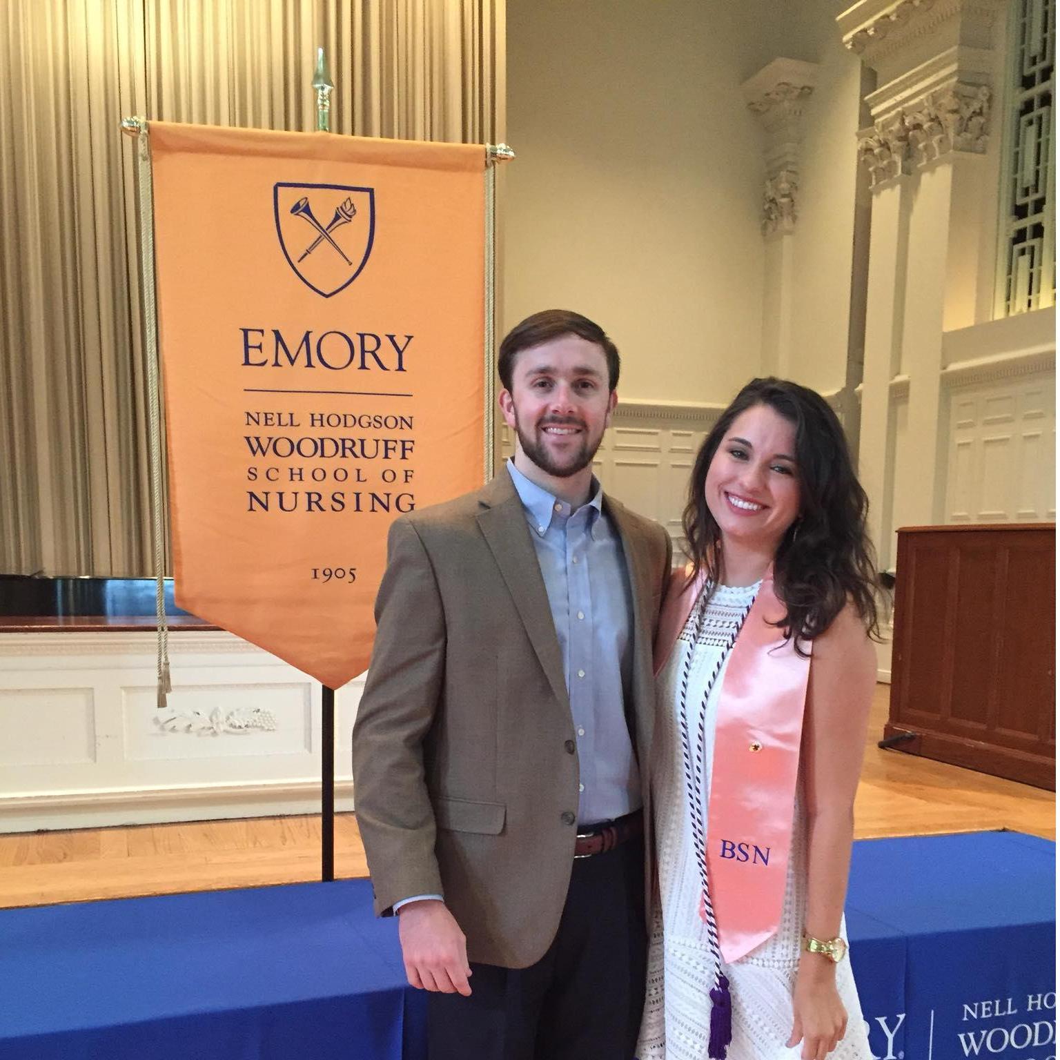 Lindsey's BSN graduation at Emory
