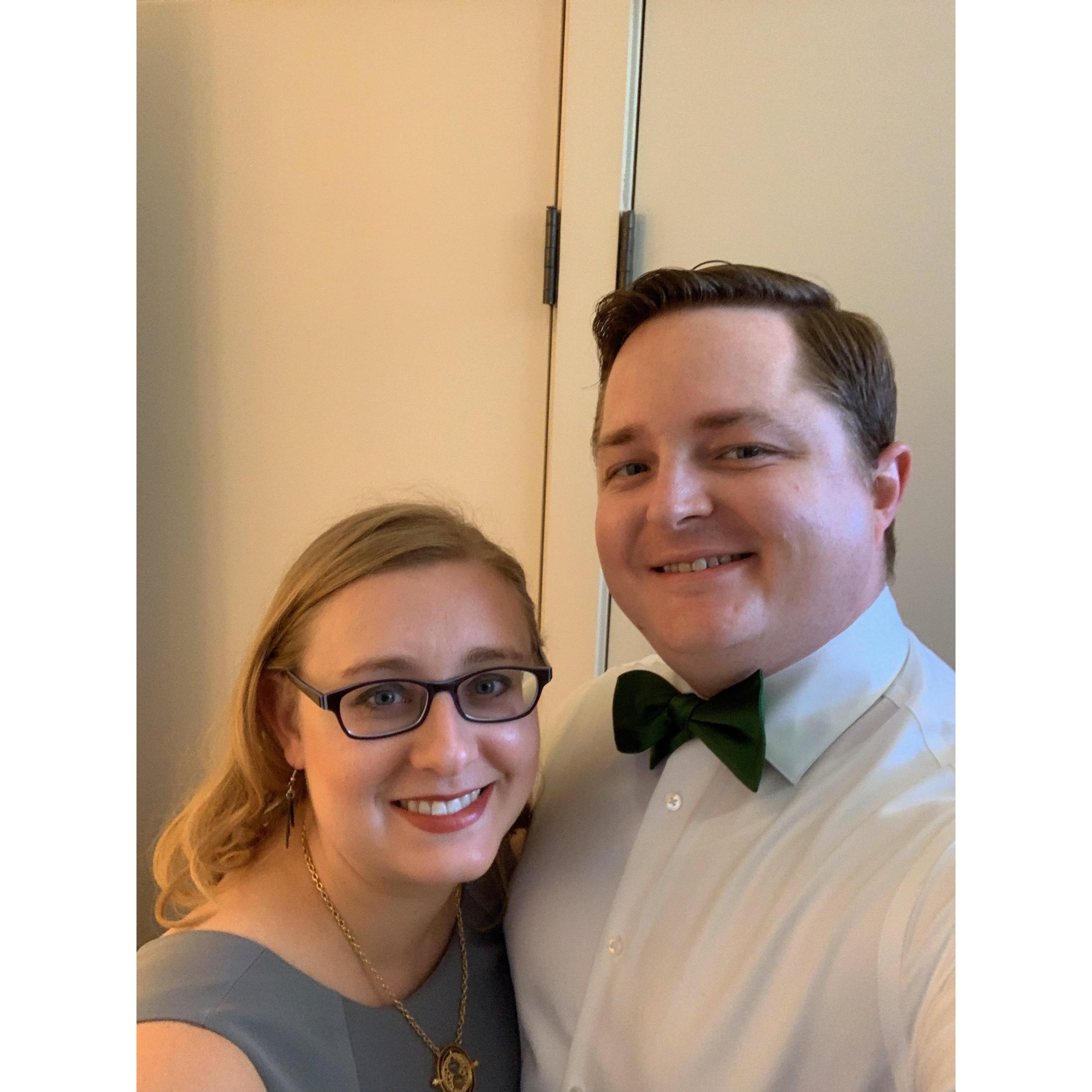 All dressed up for a friend's wedding in Simi Valley, CA in September 2019.