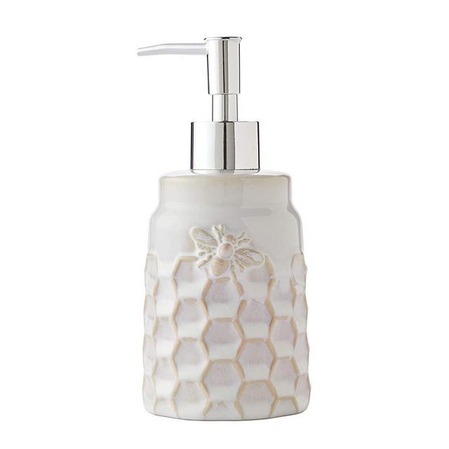 SKL HOME by Saturday Knight Ltd. Spring Bee Soap Dispenser, White