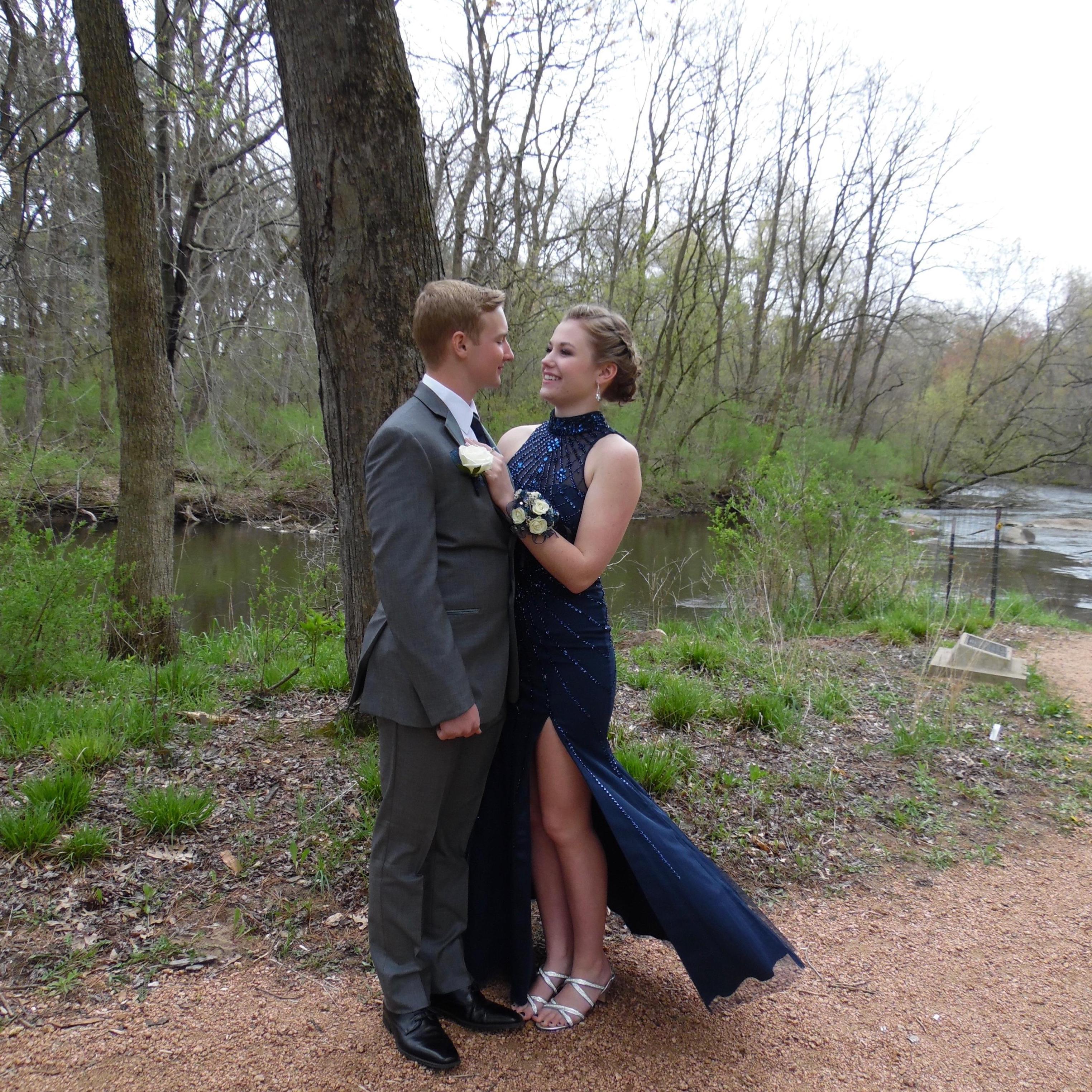 Brad and Ava's second prom together (2017)