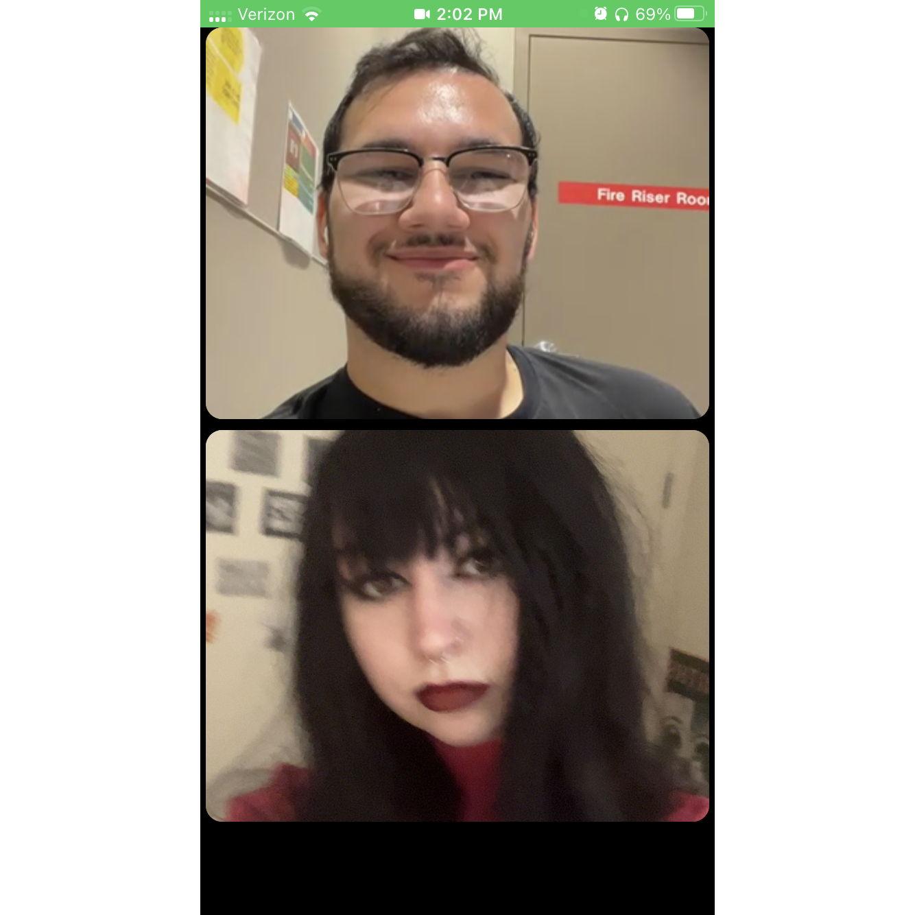 Video calls during the fall semester