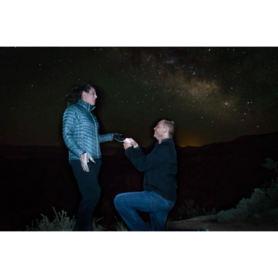 The proposal in Bryce Canyon, May 29, 2017