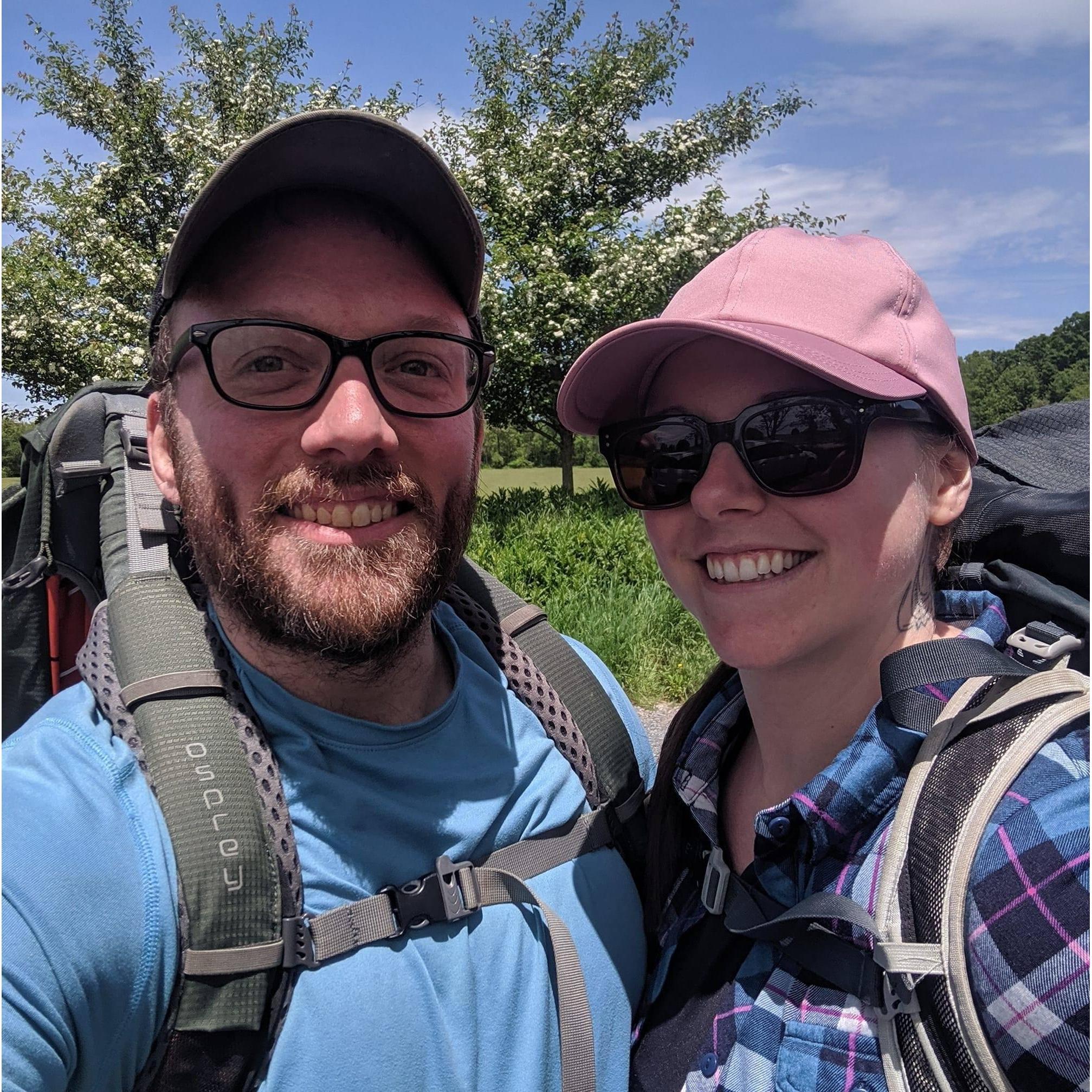 Our first section hike on the A.T. 2019