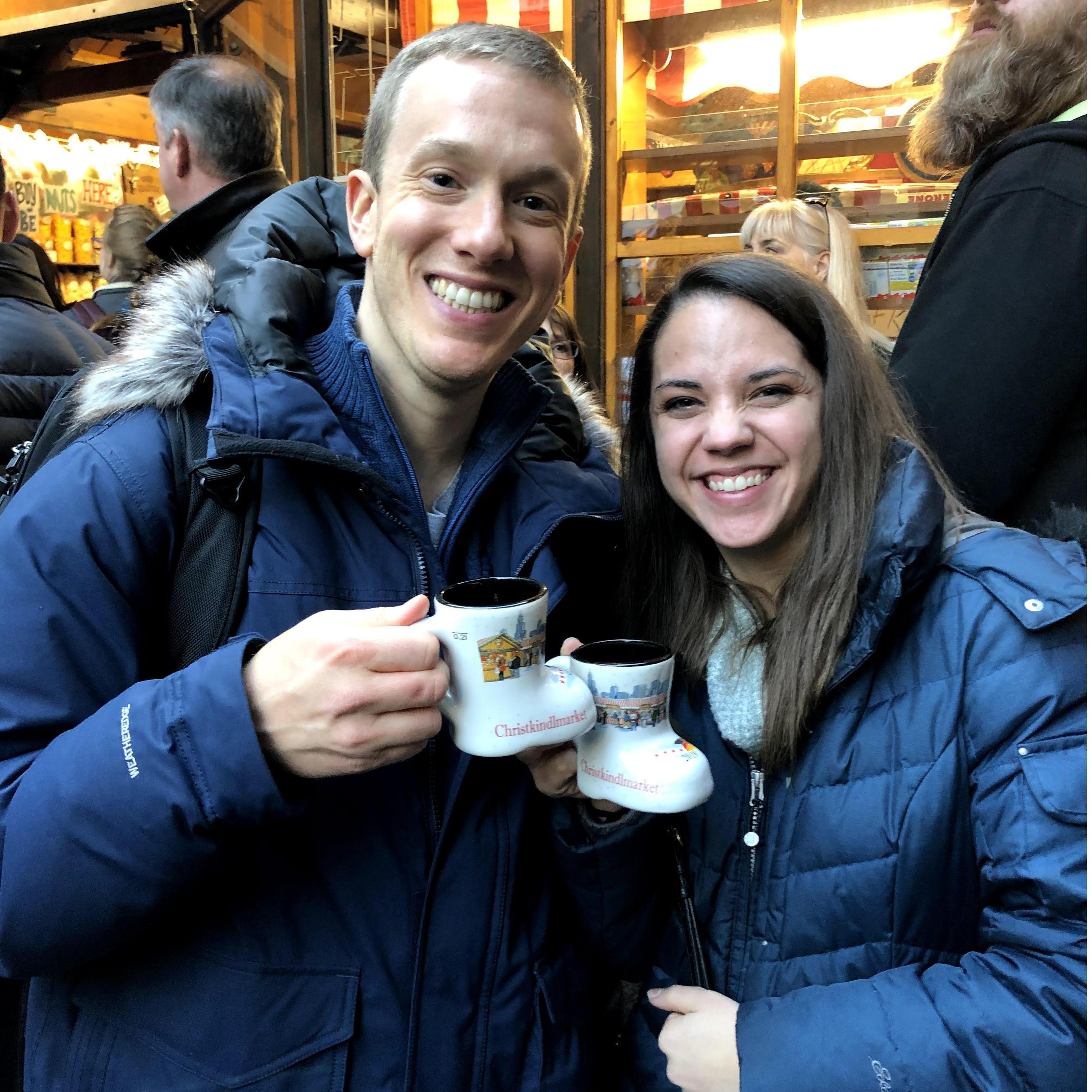 Christkindl market. Chicago, IL. December 2019
