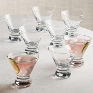 Boxed Cocktail Glasses, Set of 8