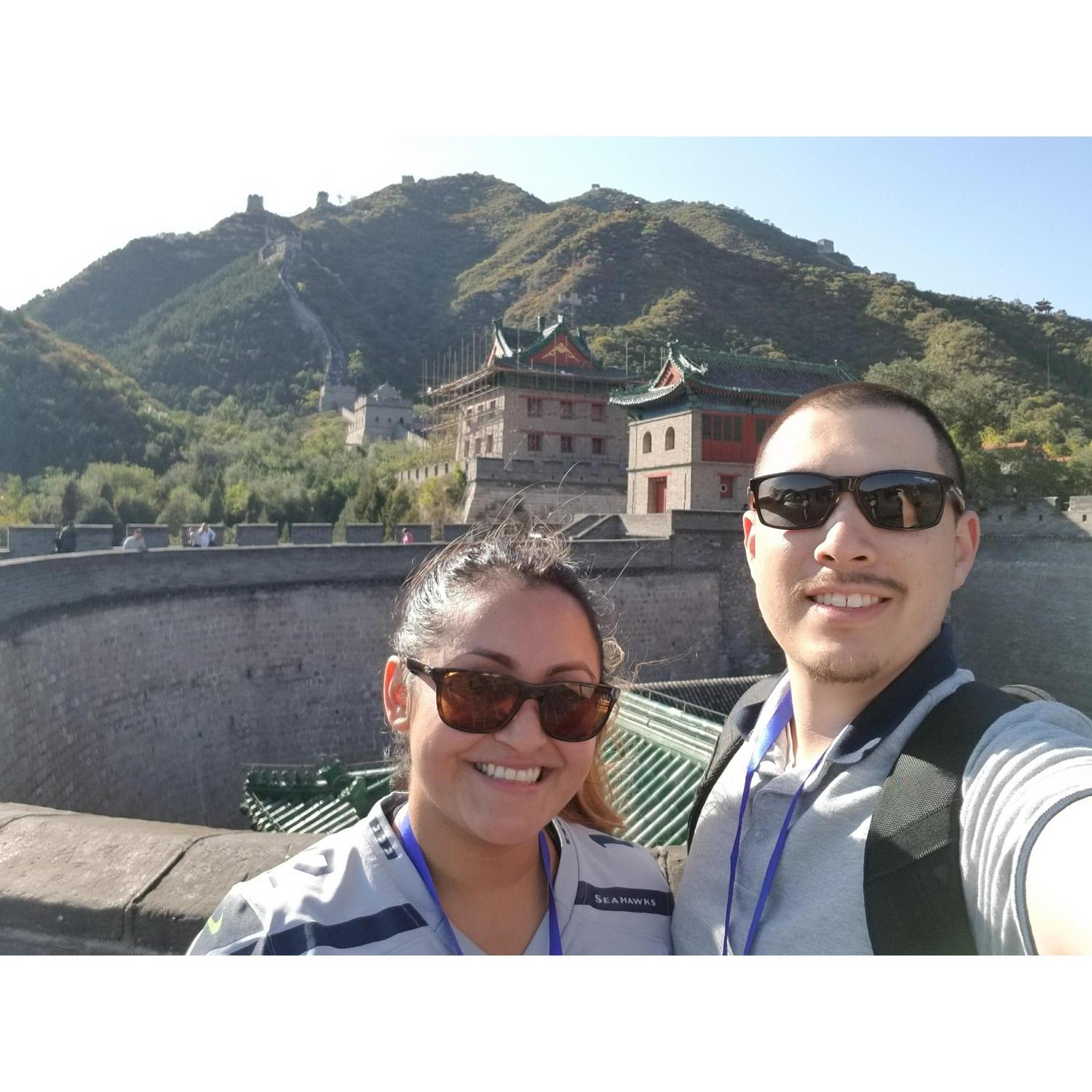 Came across this big wall thing while walking around China. Took a pic