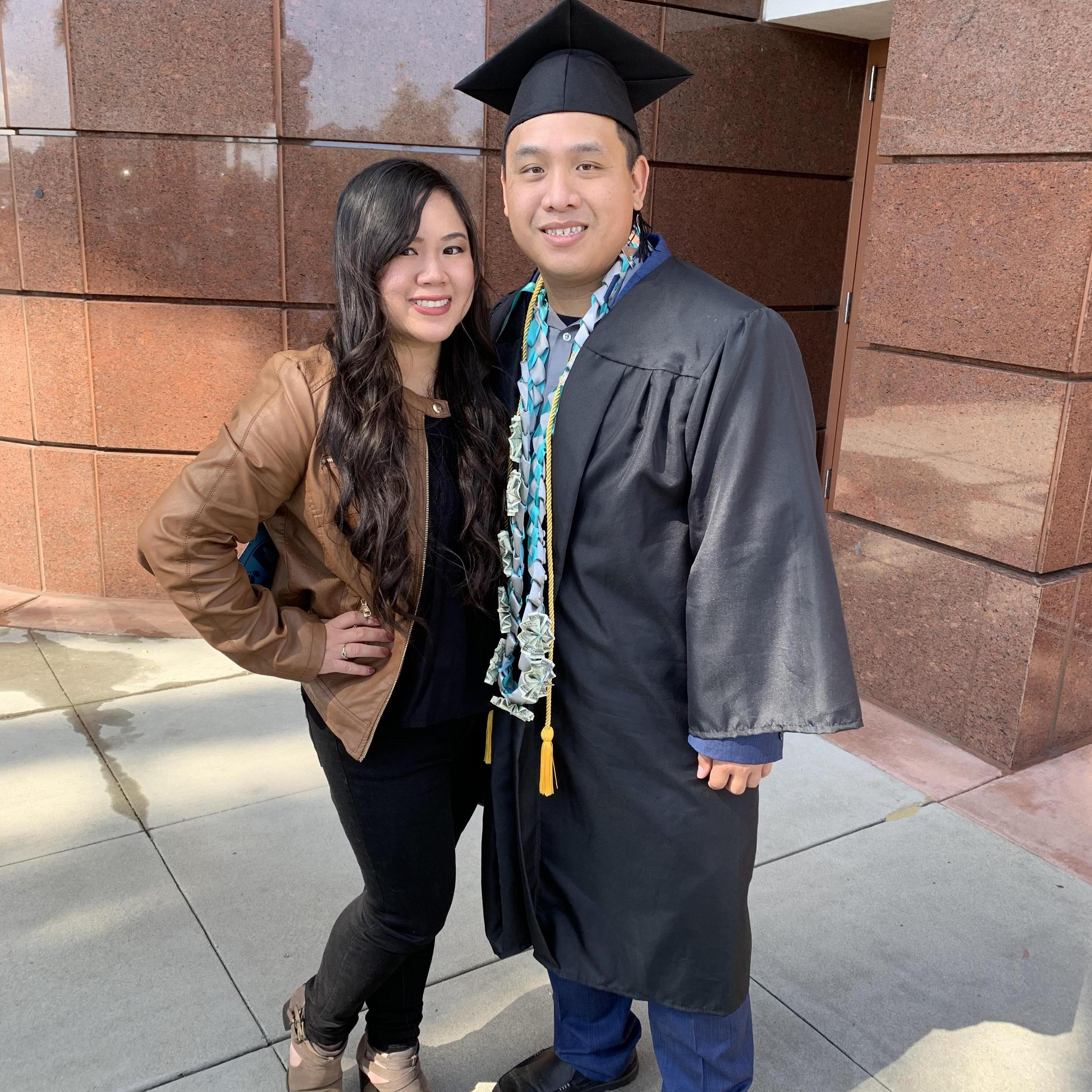 Alex getting his BSN