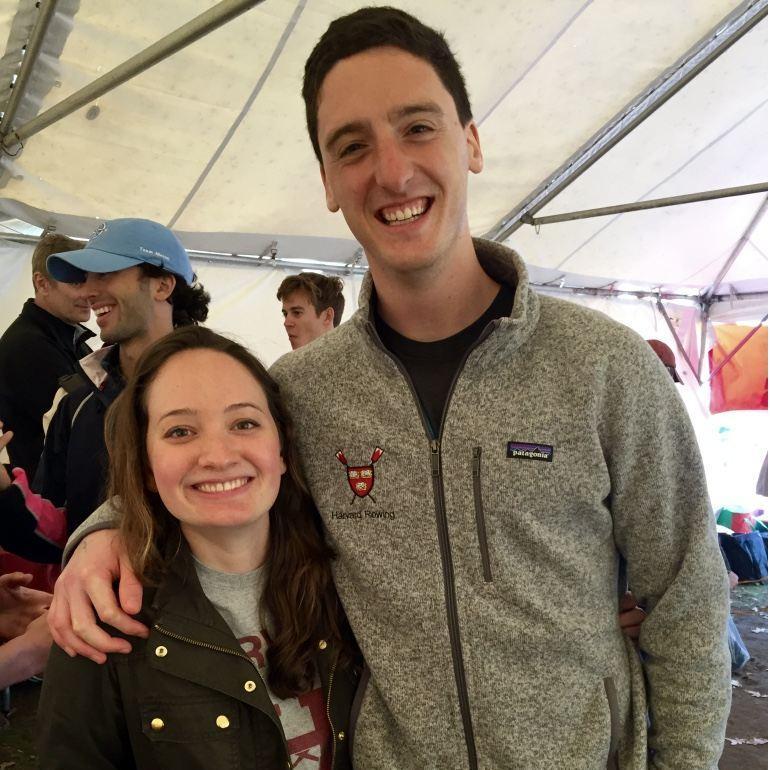 Jon meeting Sienna’s family at her brother’s regatta, May 2016