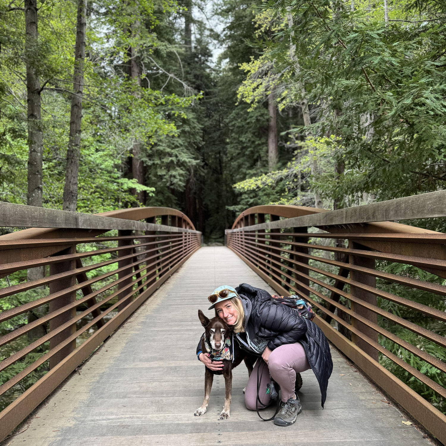 Miles and his mama.