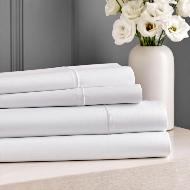 Sky 500TC Sateen Wrinkle-Resistant Sheet Set, Twin XL - 100% Exclusive