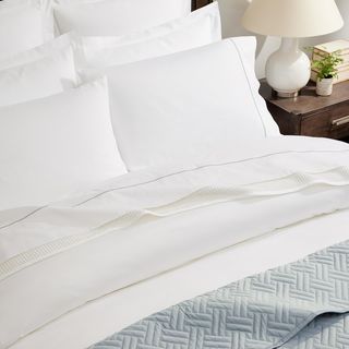 Embroidered Organic Pillowcase, Set of 2