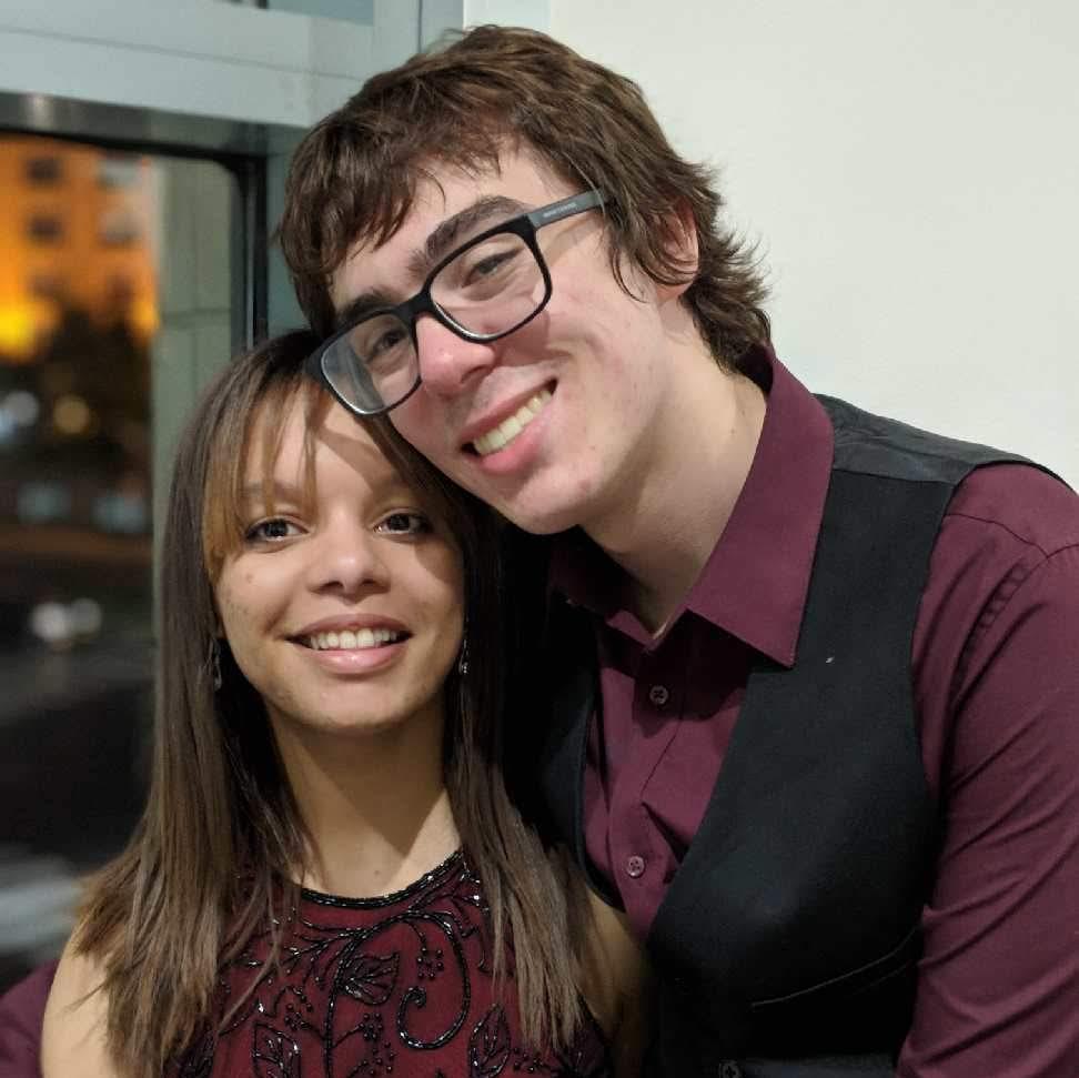 After high school, during our first year dating, we held our own prom!