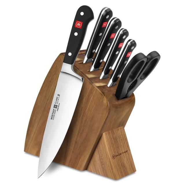 Wusthof Classic 7-piece Slim Knife Block Set (Acacia)