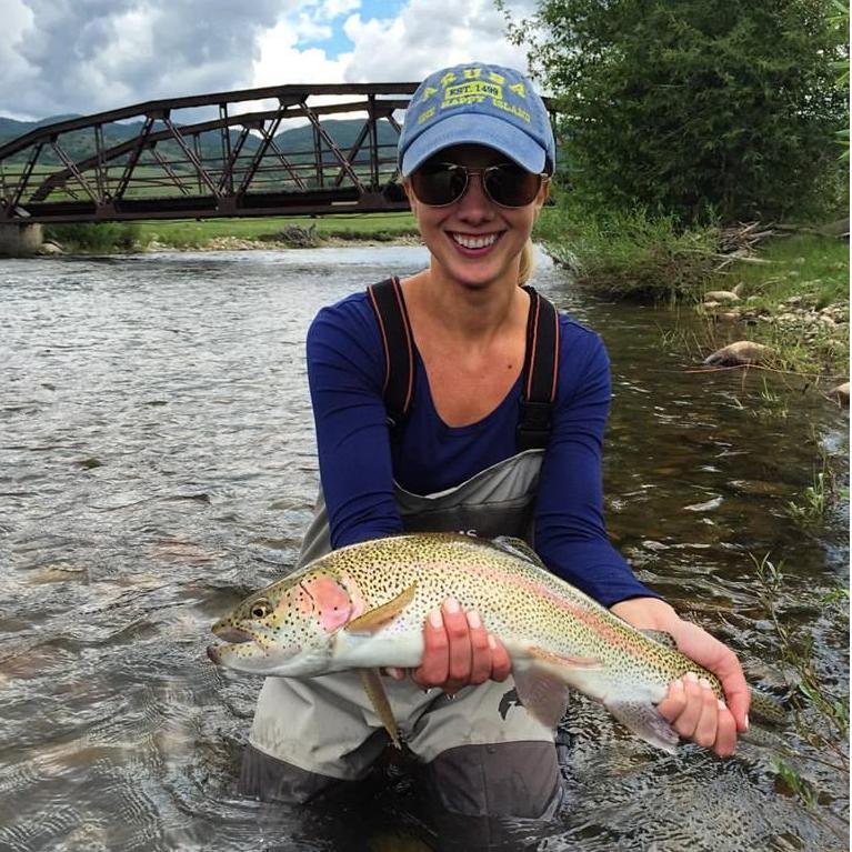 July 2016 in Steamboat Springs, CO
Mark shared his obsession of fly fishing with Nichole and she caught a massive rainbow trout named Frank!
