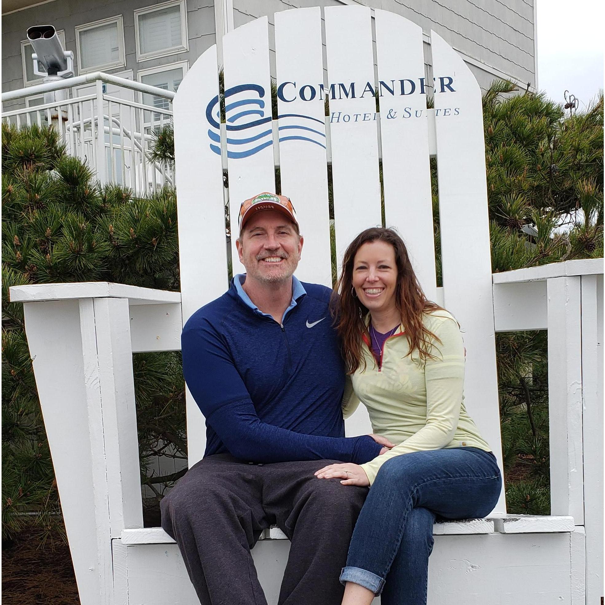 This was the day after we got engaged! Taken in Ocean City, MD.