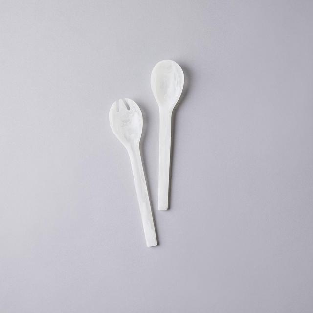 Handcrafted Resin Salad Servers
