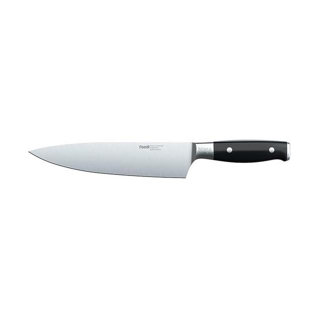 Ninja K30020 Foodi NeverDull System 8-Inch Chef Knife, Premium, German Stainless Steel, Black