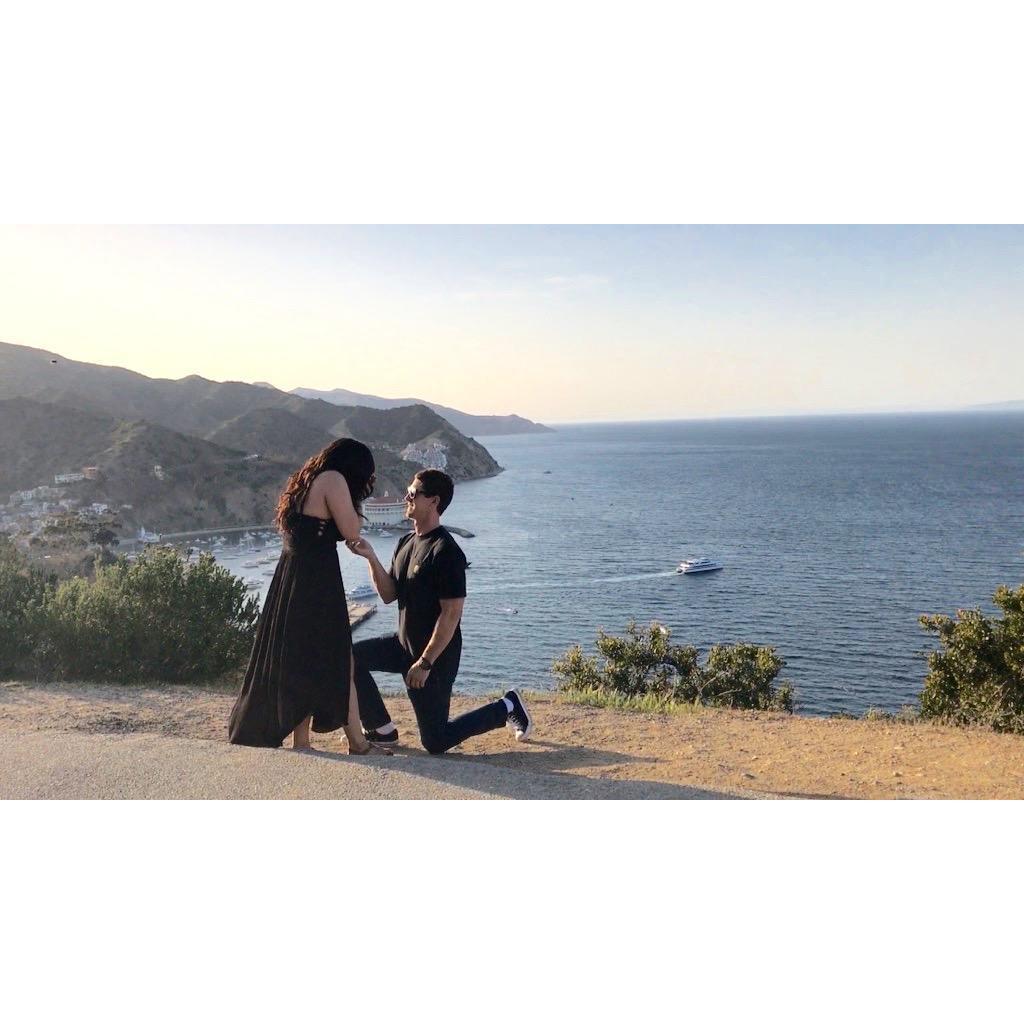The Proposal! Catalina Island 4/13/18