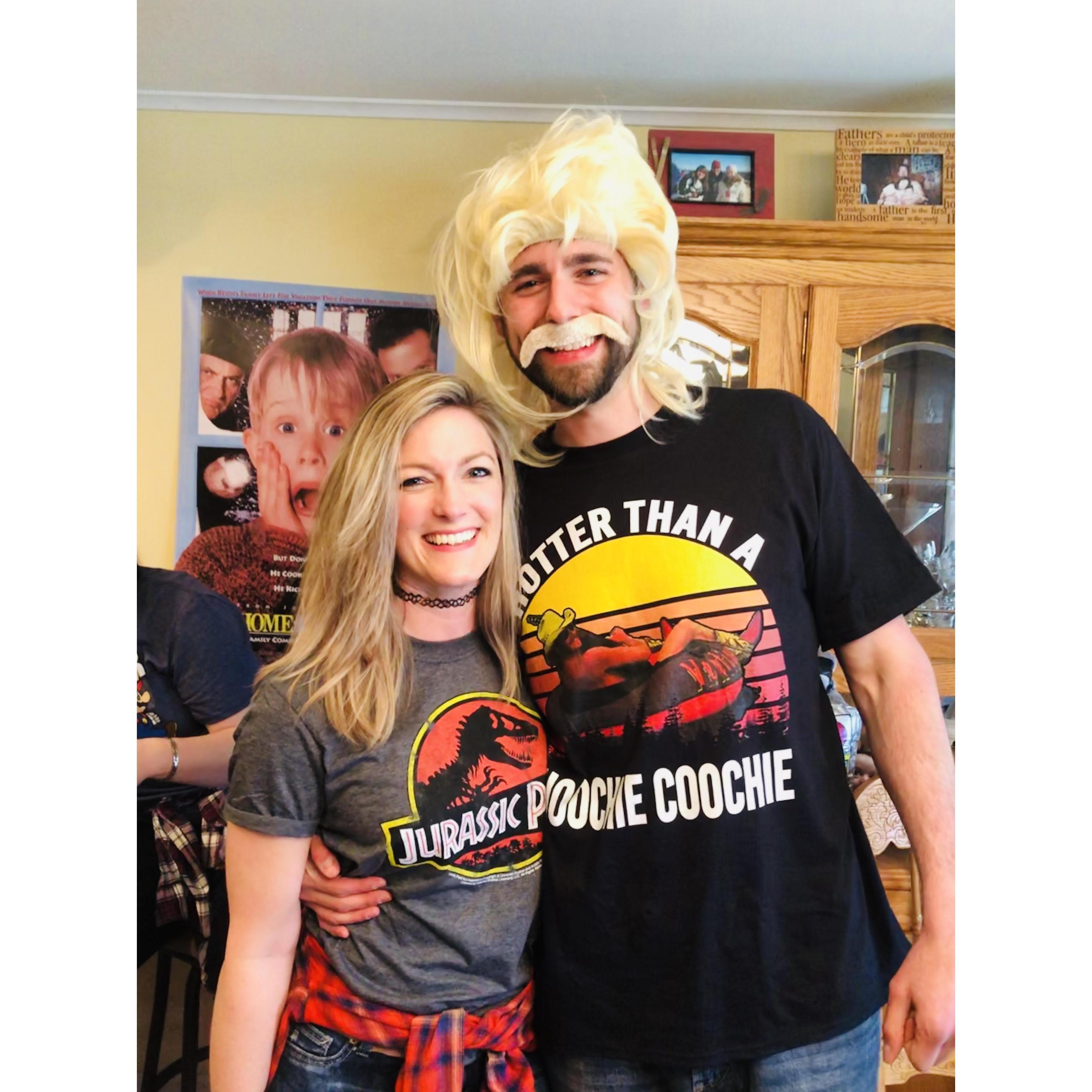 We like to have fun! Celebrating Georgies bday with a 90’s themed party