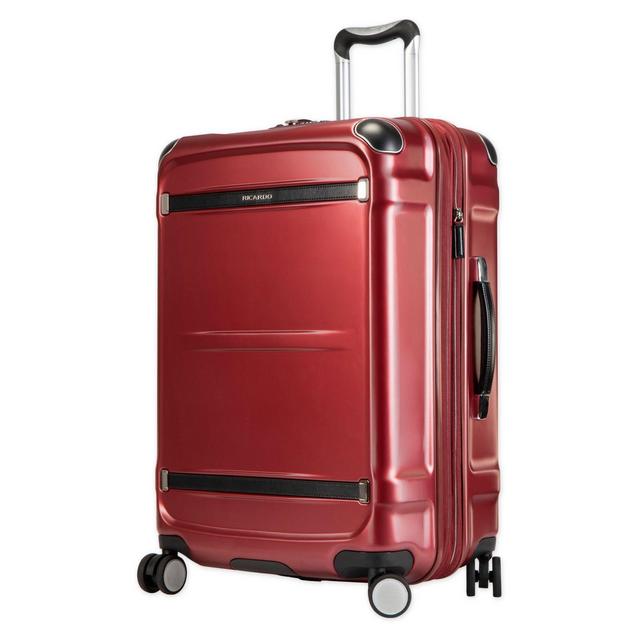 Ricardo Beverly Hills® Rodeo Drive 25-Inch Hardside Spinner Checked Luggage in Red