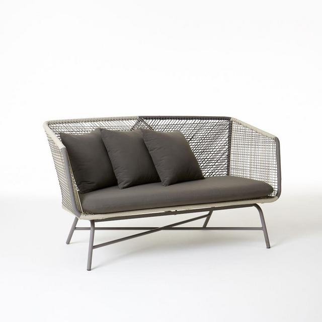 Huron Sofa, Gray/Seal