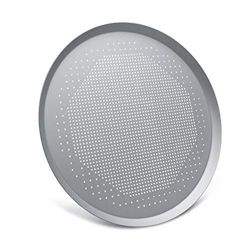 Pizza Pan 16 Inch, Beasea Pizza Pan for Oven Aluminum Alloy Round Pizza Tray Pizza Crisper Pan with Holes Pizza Baking Tray Bakeware for Home Restaurant Kitchen
