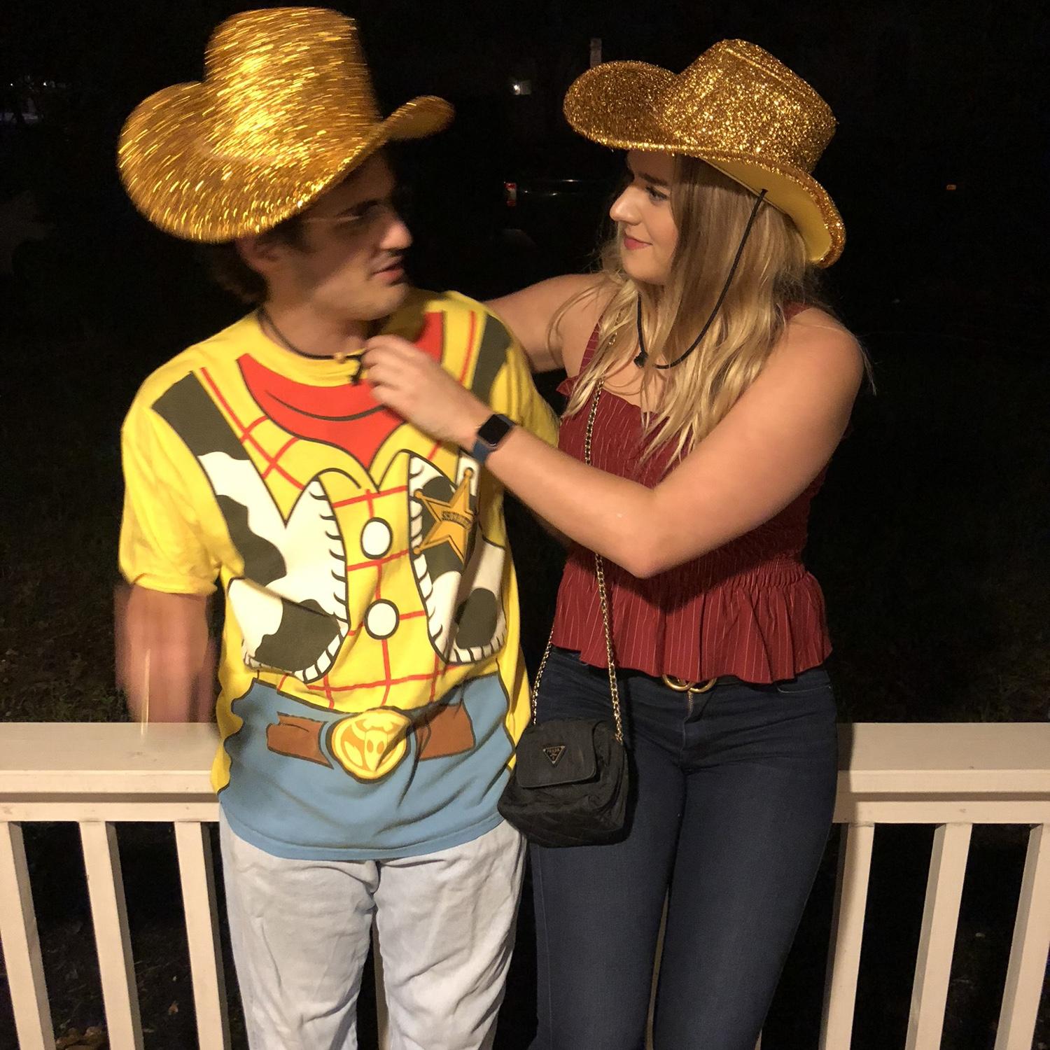 October 25, 2018
Dressed as Andy and Jessie for Grace’s sorority Halloween party.