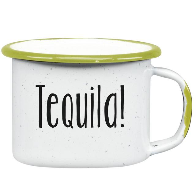 3oz 6pk Enamelware Tequila Shot Glasses White - Cinsa