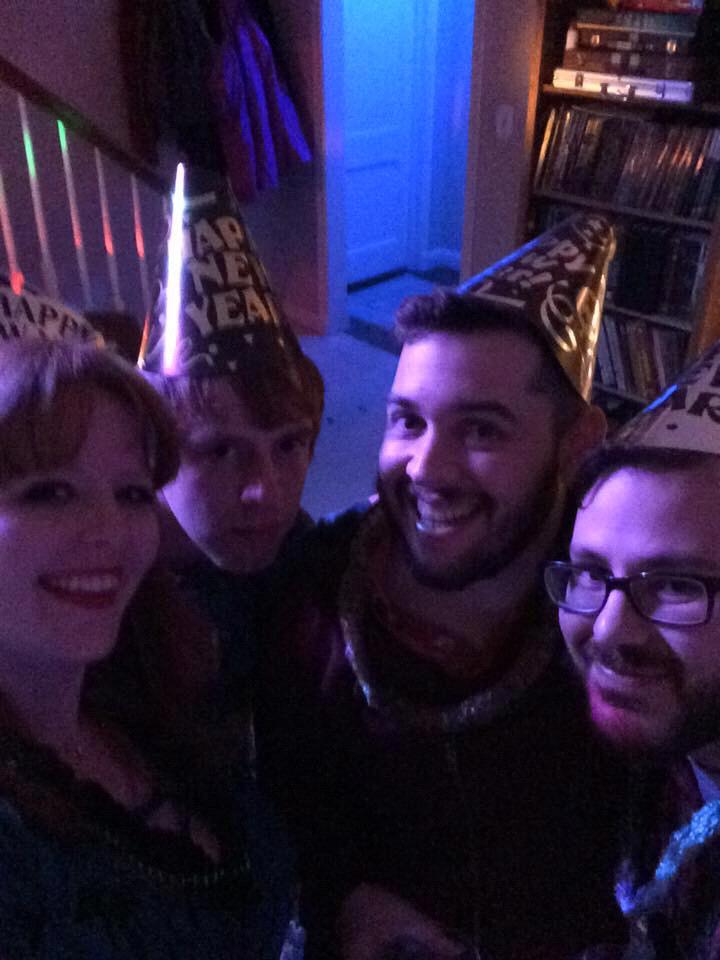 New Year’s at The House of the Blue Tanuki with our best man Michael and his partner Devin have become our own tradition. We always go to Kabuki Japanese restaurant before to soak up the punch!