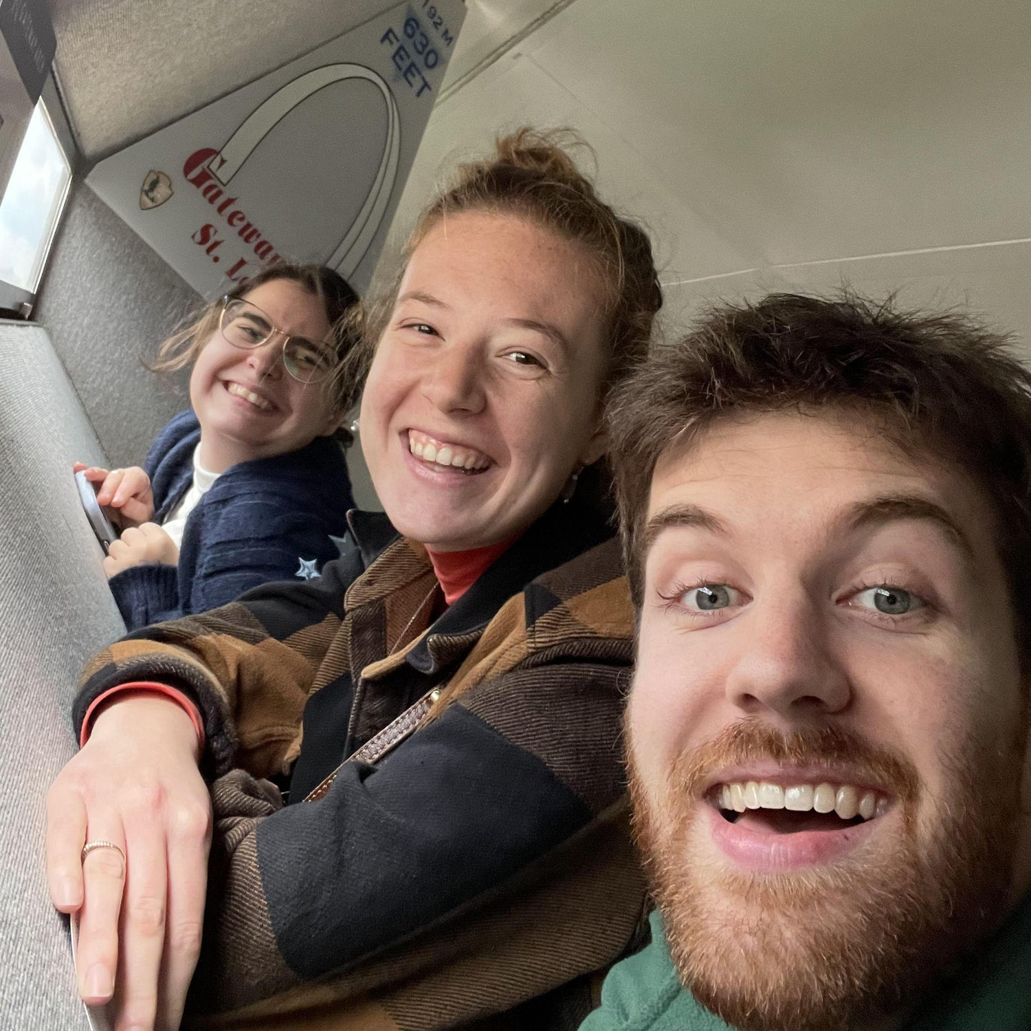Visiting the St. Louis arch with our good friend Sam!