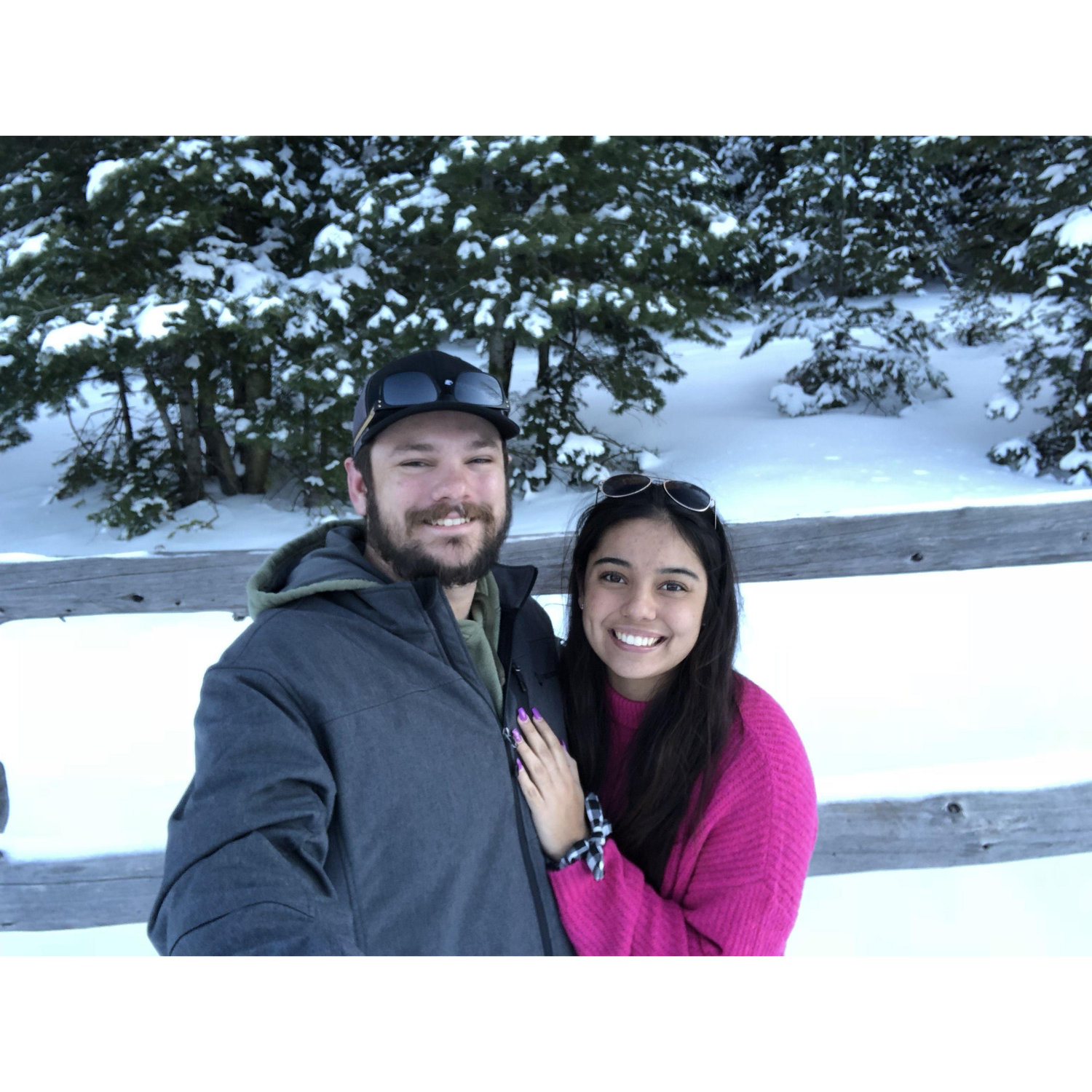 Our first time together in New Mexico (Thank you, Uncle Pete and Aunt Ana!)