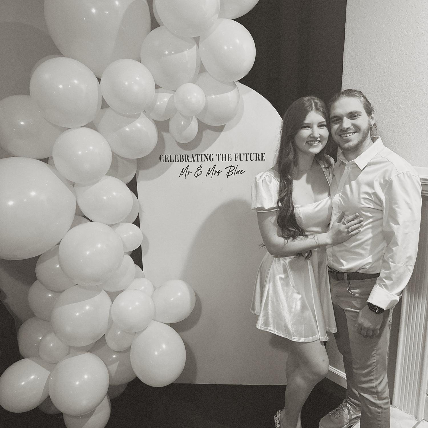 Our engagement party in March of 2024. Showered with love from our closest friends and family!