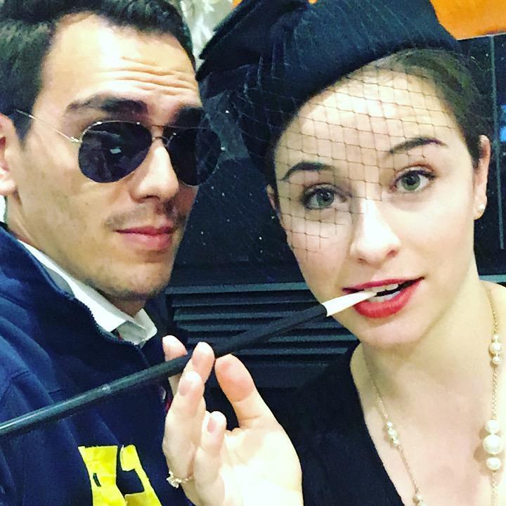 Halloween 2017. Janet Snakehole and Burt Macklin: FBI
