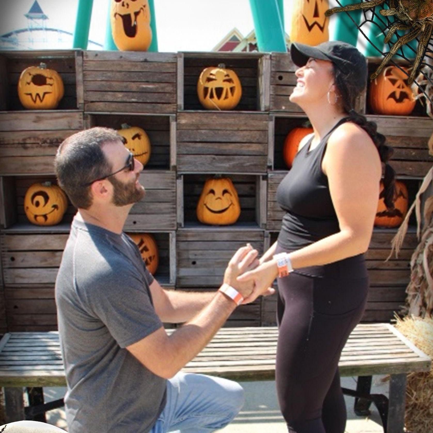Laughing because I didn't believe he was proposing! (This was the real moment he proposed) Sep 2023