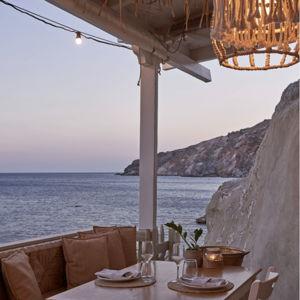 Dinner on our Honeymoon