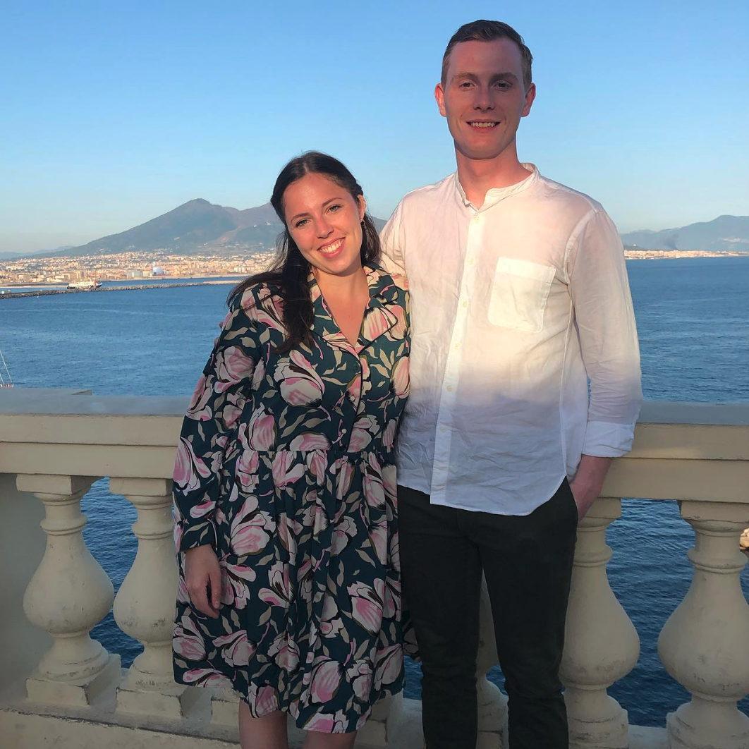 Camilla and Mads in Naples, Italy in 2019