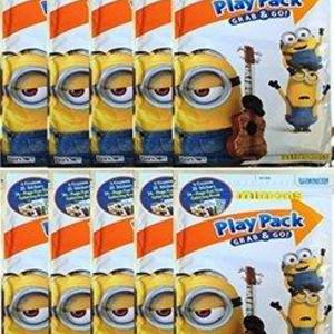 Minions / Despicable Me - Set of 10 Disney Play Pack Grab & Go - Party coloring and activity play packs - CL Peds