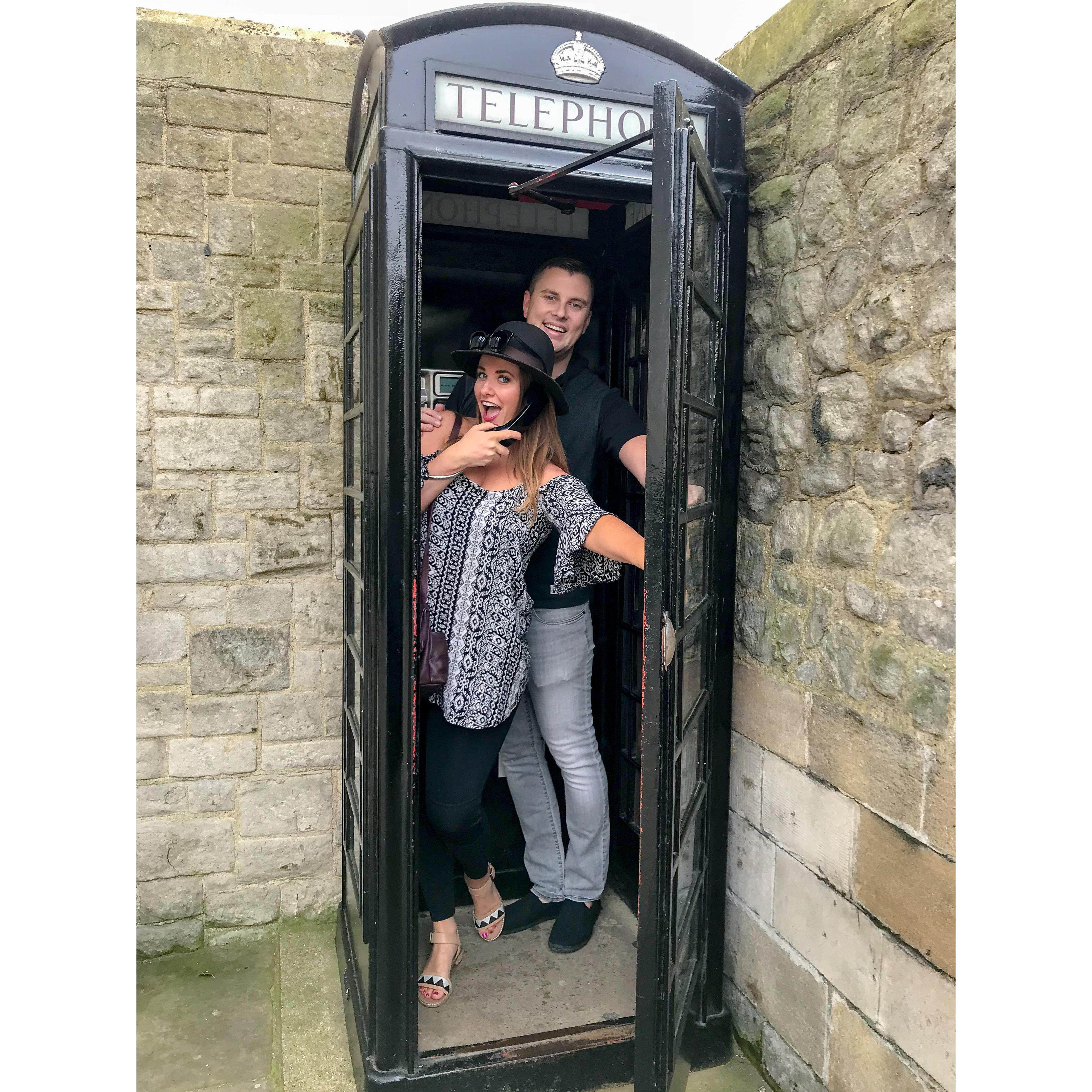 Goofing around in London