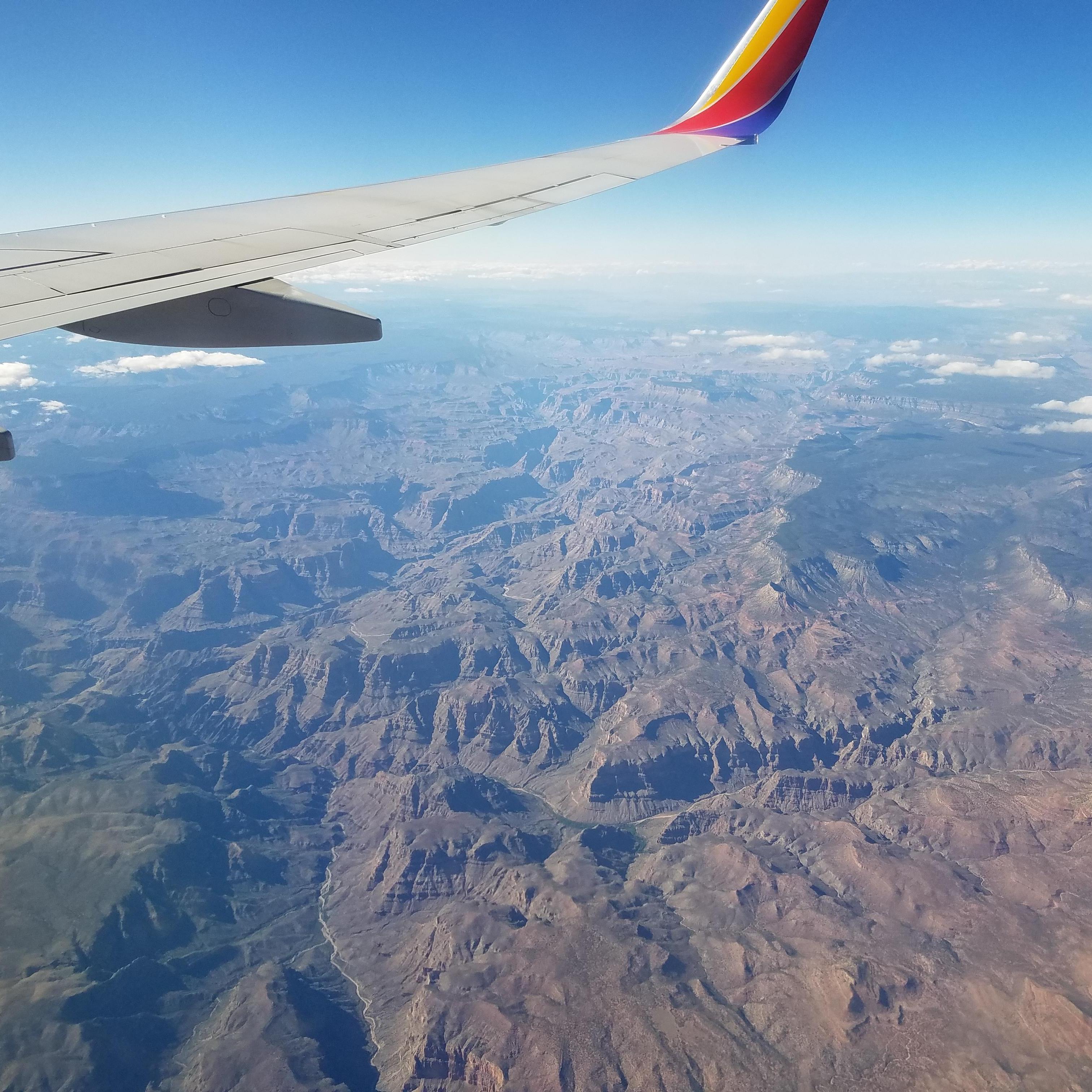On our way to Vegas! Its the Grand Canyon