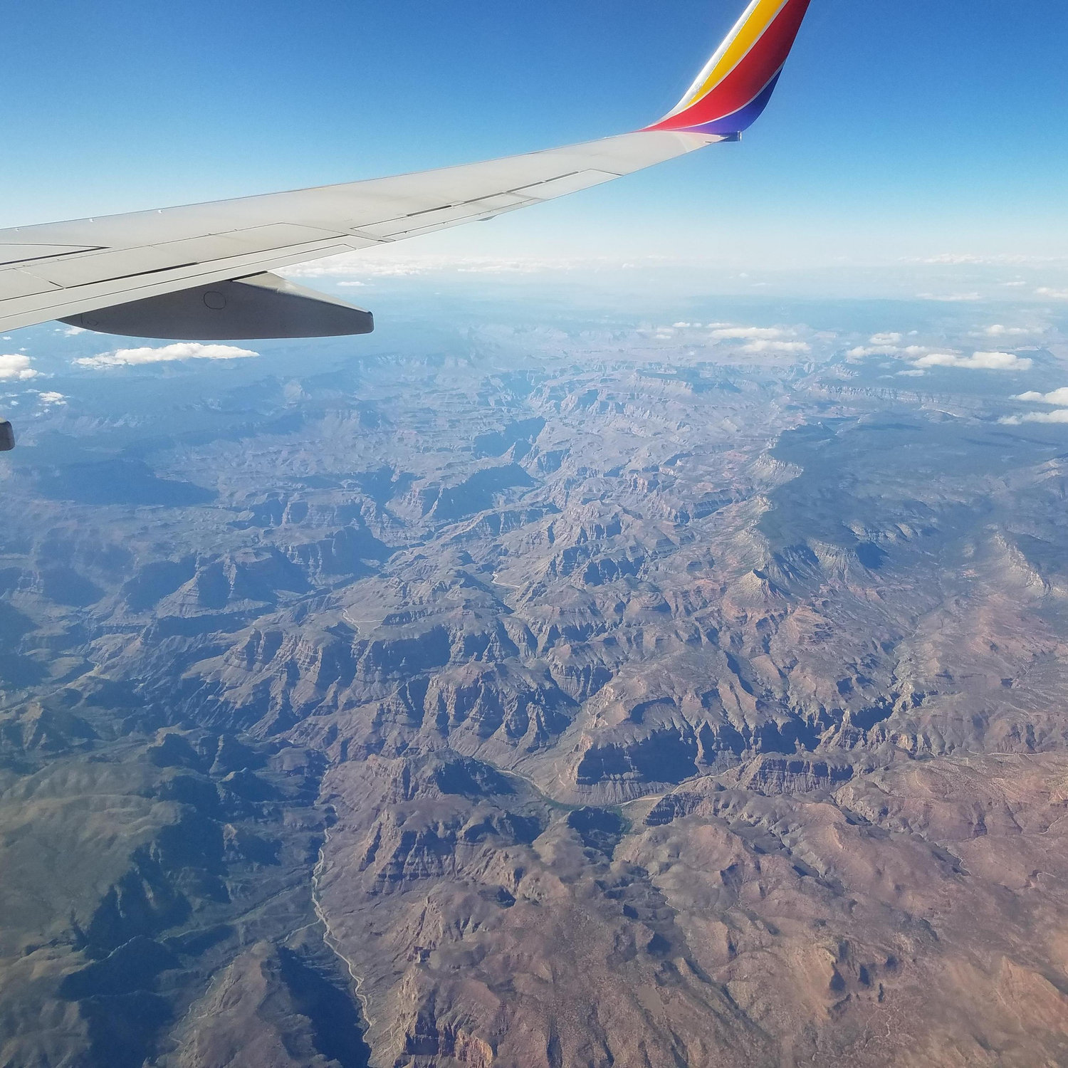 On our way to Vegas! Its the Grand Canyon
