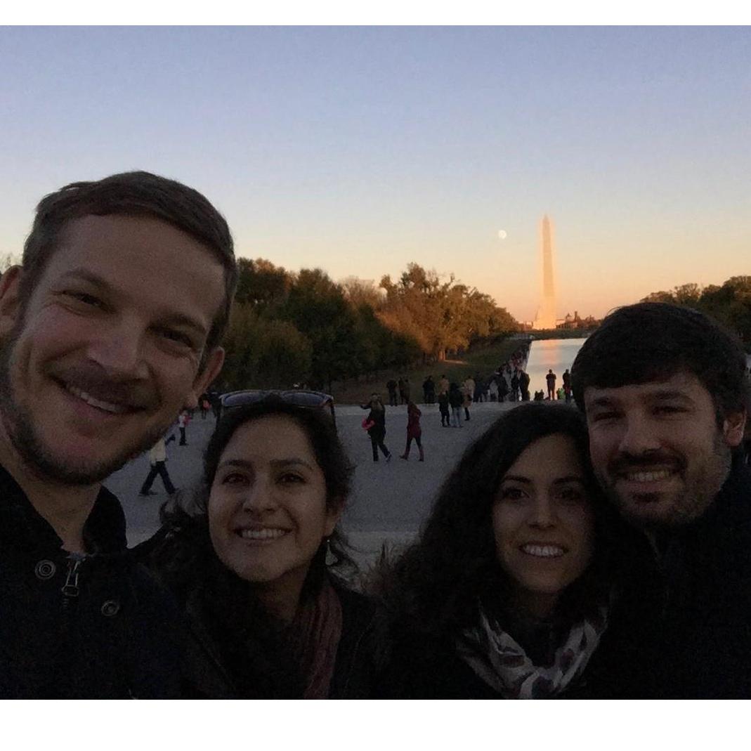 Gabe's brother Eli and sister-in-law Marta visit DC, 2016