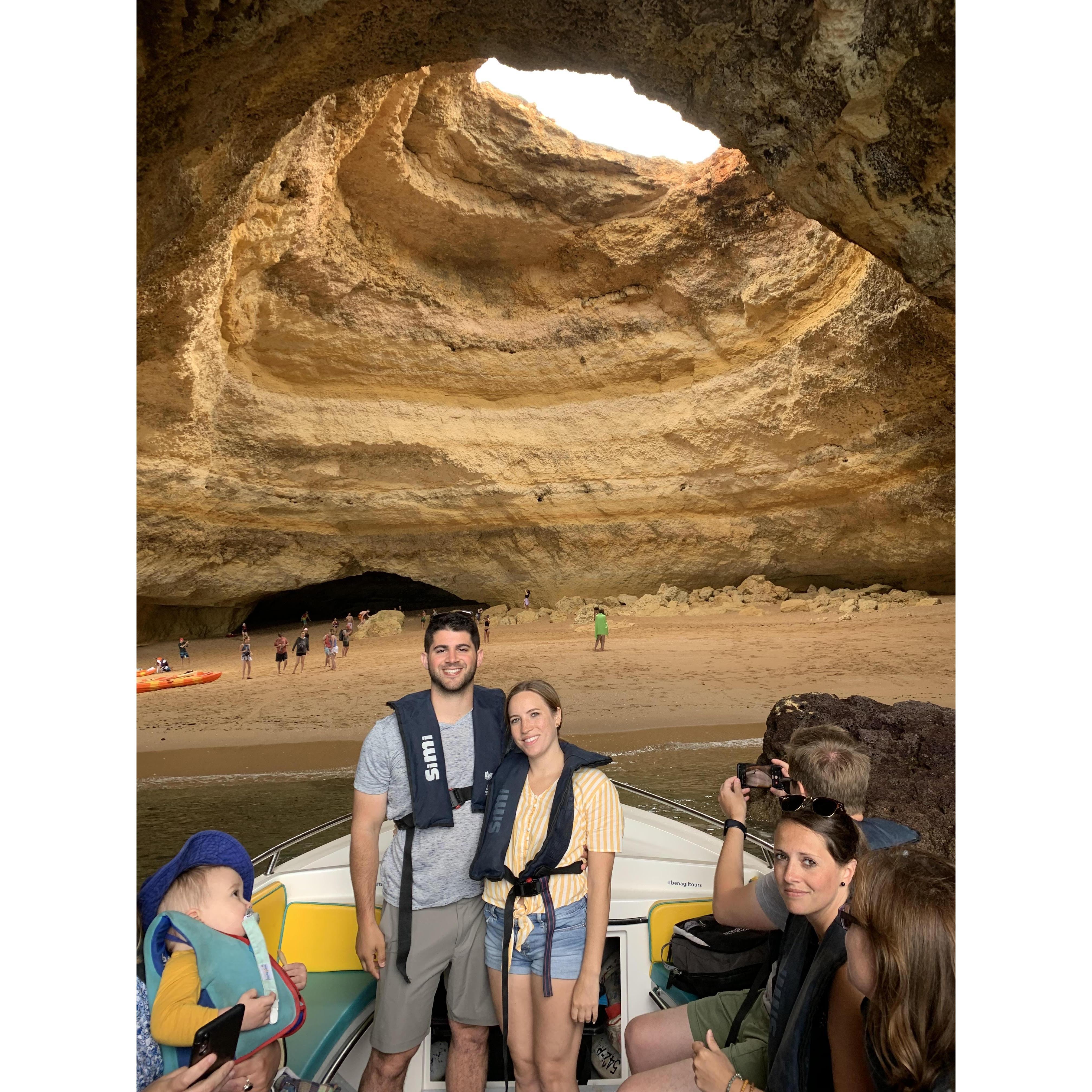Benagil Cave in Algarve, Portugal