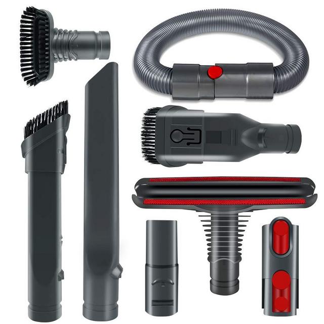 E.LUO Attachments Tools Kit for Dyson V11 V10,V10 Absolute,V8,V8 Absolute,V6, V7, DC58,DC59 Floor Accessories (Including Extension Hose,Combination Tool)