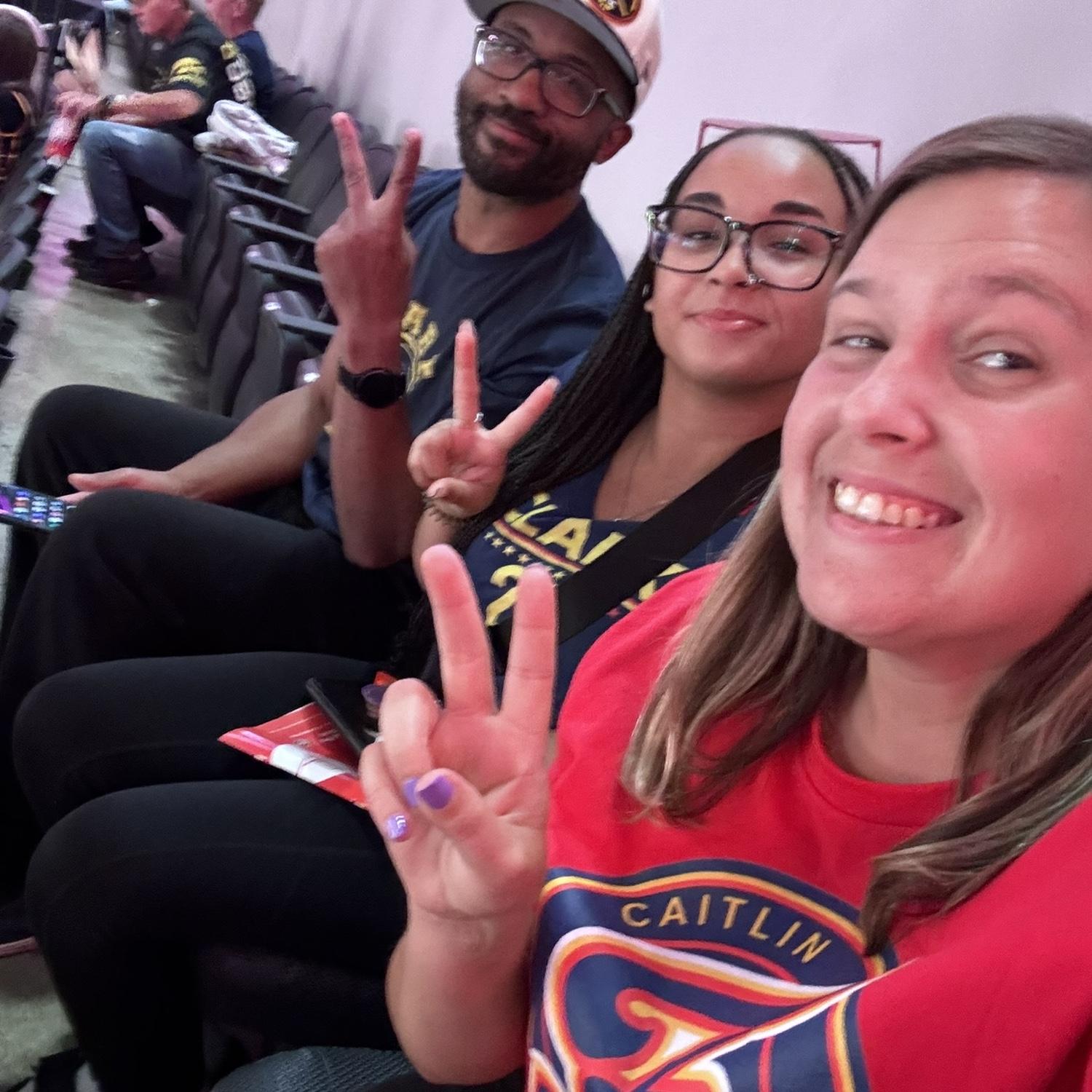 First WNBA game together with Simara summer of 2024.